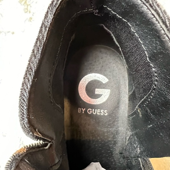 Guess black velvet booties ankle boots - Picture 6 of 7